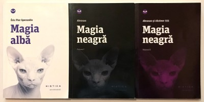 Magia Magie Neagra Alba, 3 volume, Eric Pier Sperandio, Abraxas, Akzinor 555, Ocultism, Ezoterism, Ritualuri magice, descantece, vrajitorie, farmece foto