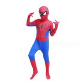 Costum carnaval roșu-albastru cu mască &ndash; model clasic, copil