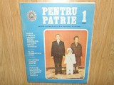 REVISTA PENTRU PATRIE NR:1 ANUL 1987