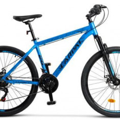 Bicicleta MTB-HT Carpat C2684C, 21 Viteze, Cadru Aluminiu 6061, Roti 26inch, Frane pe Disc (Albastru)