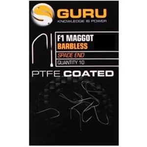 Carlige Guru F1 Maggot, Nr.18, 10buc/pac foto
