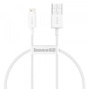 Cablu Date si Incarcare USB-A - Lightning Baseus Superior Series, 20W, 0.25m, Alb CALYS-02, Apple