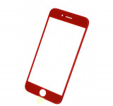 Geam sticla iPhone 6s, 4.7 + Rama, Red