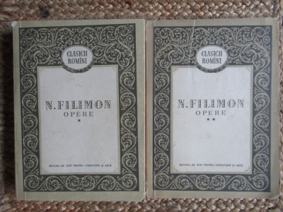 Nicolae Filimon - Opere 2 volume foto