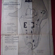 Planul Parcului Carol București :a 2-a Expoziție internațională de Radio... 1930