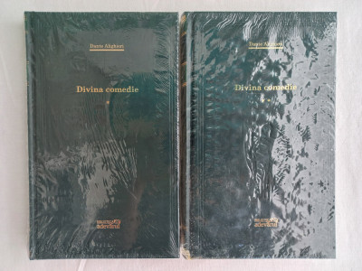 DIVINA COMEDIE - DANTE ALIGHIERI - 2 VOLUME IN TIPLA foto