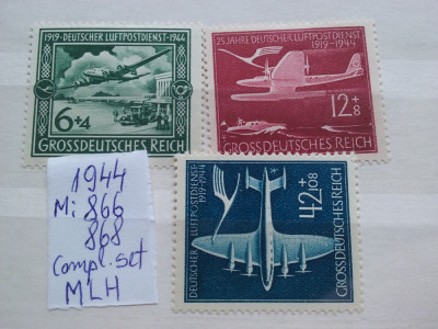 1944-Germania- complet set-MLH-Perfect foto