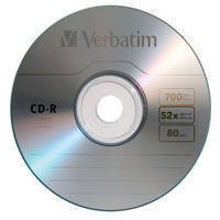 Mediu optic Verbatim VERBATIM CD-R 52X 700MB SP100/PK EXPROT foto