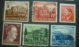 Set timbre Germania Deutsches Reich 1941 Leipzig Hitler Boemia si Moravia - A228