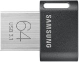 MEMORIE USB SAMSUNG 64 GB, USB 3.1, profil mic, carcasa metalica, negru, &quot;MUF-64AB/APC&quot; (timbru verde 0.03 lei)