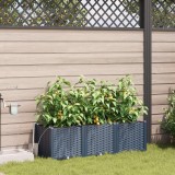 vidaXL Ghivece pentru grădină Gri 120 x 40 x 37.5 cm Oțel
