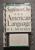 H. L. Mencken - Supplement One: The American Language