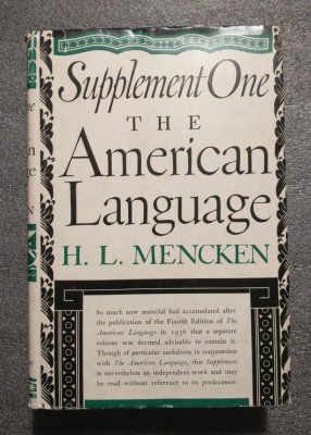 H. L. Mencken - Supplement One: The American Language foto