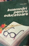 INSEMNARI PENTRU EDUCATOARE TATIANA BADICA