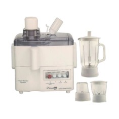 Robot de bucatarie multifunctional Hausberg, 800 W, 800 ml, 3 viteze, functie Pulse, lame inox, Alb foto