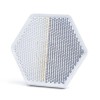 Catadioptru hexagonal cu adeziv UO6 WAS , alb, montaj universal