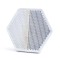 Catadioptru hexagonal cu adeziv UO6 WAS , alb, montaj universal
