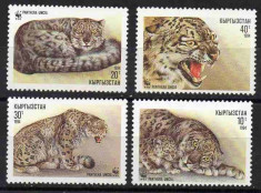 KIRGHIZSTAN, K&amp;Acirc;RG&amp;Acirc;ZSTAN, Kyrgyzstan 1994, Fauna, serie neuzata, MNH foto