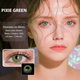 Lentile de contact fashion diverse modele cosplay -Pixie Green