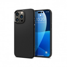 Husa Compatibila cu iPhone 14 Pro Max - Spigen Liquid Air Matte Negru