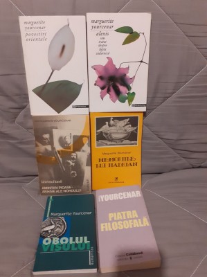 PIATRA FILOSOFALA/MEMORIILE LUI HADRIAN/OBOLUL VISULUI-MARGUERITE YOURCENAR foto