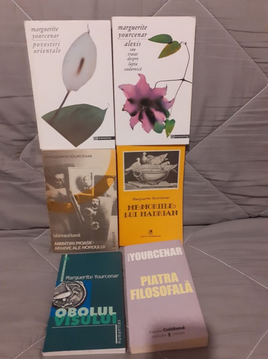 PIATRA FILOSOFALA/MEMORIILE LUI HADRIAN/OBOLUL VISULUI-MARGUERITE YOURCENAR