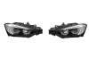 Set faruri tuning BMW 3/3 GT (F30/31/34/35), 01.2012-2015, cu LED indicator; cu daytime running light; D1S; electrical; negru, transparent; TUNING; x