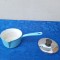 Cratita cu capac si maner, 12 cm, 0.6 L, albastru