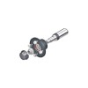 Butuc roata remorca cu ax si accesorii 4x100 mm Cod: CW-0203B, Universal