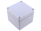 Carcasă universală AL gri, dimensiuni 100mm x 100mm x 81mm