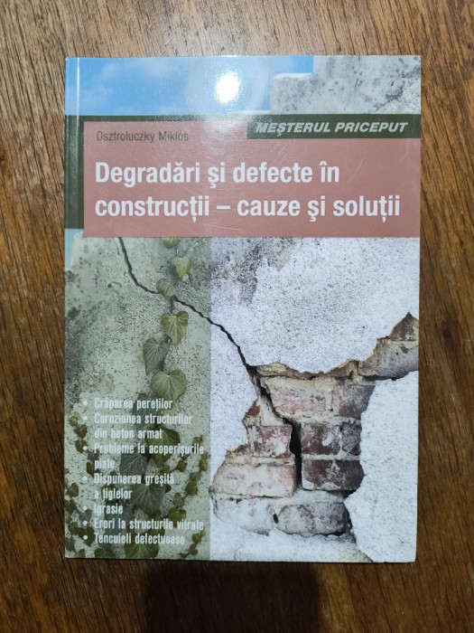 Degradari si defecte in constructii - Cauze si solutii / R2P2F