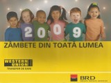 Romania, Western Union, calendar de birou, 2009