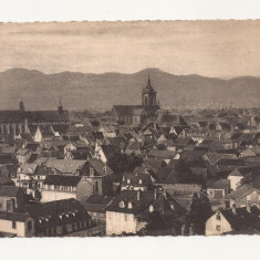 FA42-Carte Postala- FRANTA -Colmar, vue generale et la chaine des Vosges