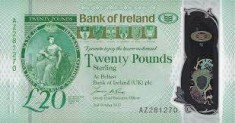 Bancnota Irlanda de Nord 20 Pounds 2017 Polimer UNC foto