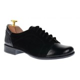Cumpara ieftin Oferta marimea 36! Pantofi dama casual din piele naturala - Model Negru LP53NSN