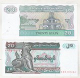 Bnk bn Myanmar 20 kyats - unc