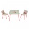Set 2 scaune +birou Pink Forest UGMBS06-PKF