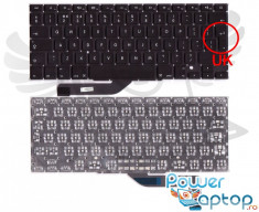 Tastatura Laptop Apple MacBook Pro 15 Retina A1398 ME664 layout UK fara rama enter mare foto