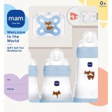 MAM Welcome to the World 0m+ set cadou pentru bebeluși Blue 1 buc