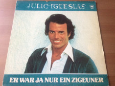julio iglesias er war ja nur ein zigeuner album disc vinyl lp muzica usoara 1978 foto
