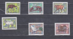 A12 S4 3 - Timbre foarte vechi - Fosta Germanie Democrata - DDR - animale straine