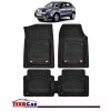 Covorase Auto TeamCar&reg; Tip Tavita Compatibile Renault Koleos I (2008-2016) Negru Material Rezistent, Cauciuc