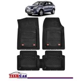 Covorase Auto TeamCar&reg; Tip Tavita Compatibile Renault Koleos I (2008-2016) Negru Material Rezistent, Cauciuc