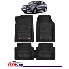 Covorase Auto TeamCar&reg; Tip Tavita Compatibile Renault Koleos I (2008-2016) Negru Material Rezistent