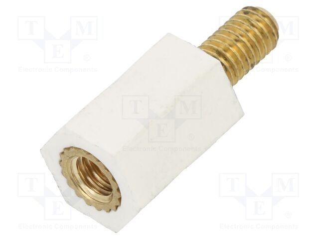Bucșă izolantă DREMEC Filet M5 Lungime 15mm UL94V-2 Poliamidă