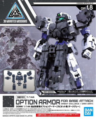 1/144 30MM Option Armor Base Attack (For Rabiot/Dark Gray) foto