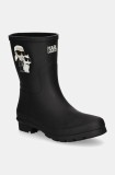 Karl Lagerfeld cizme KALOSH femei, culoarea negru, KL47073T