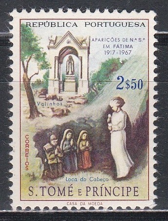 Sao Tome si Principe 1967 - A 50-a aniversare a Apariției de la Fatima, MNH