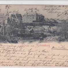 SCHASSBURG SIGHISOARA CIRCULATA 1898 ROMANIA.