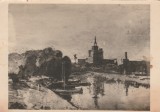 1956 Romania - CP propaganda Vederea din Parcul Stalin de Alexandru Ciucurencu